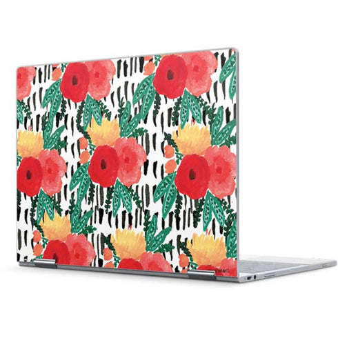 Bouffants and Broken Hearts Bouquets Print 3 Pixelbook Skin